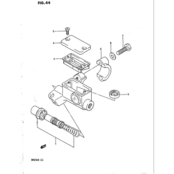 FRONT MASTER CYLINDER (MODEL H)