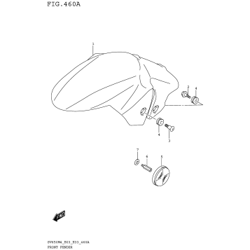 FRONT FENDER (SV650M4 E03)