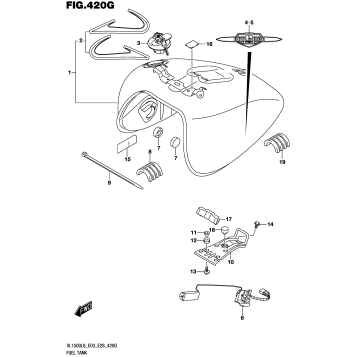 FUEL TANK (VL1500TL8 E33)