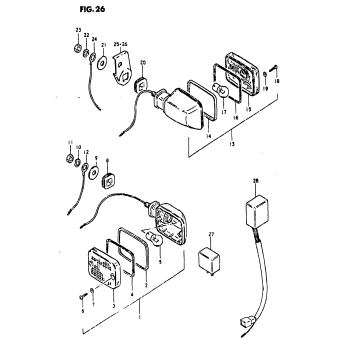 TURN SIGNAL LAMP (GS850GX)