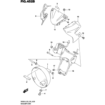 HEADLAMP COVER (SV650L9 E33)