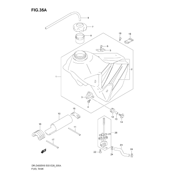 FUEL TANK (MODEL K6)