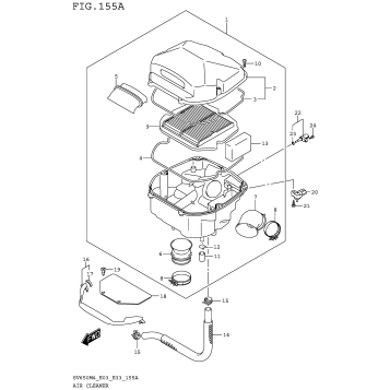 AIR CLEANER (SV650M4 E03)