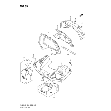METER PANEL (AN650L3 E03)