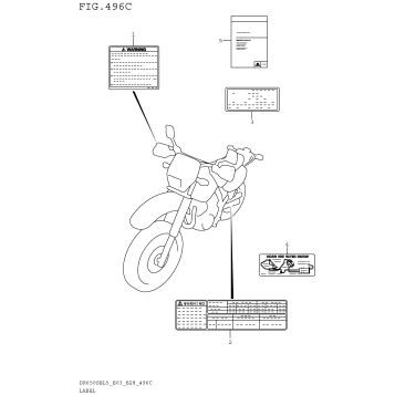 LABEL (DR650SEL5 E33)