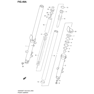 FRONT DAMPER (MODEL K3)