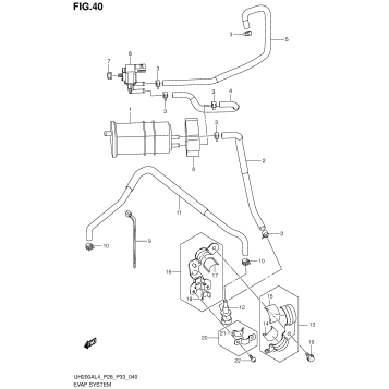 EVAP SYSTEM (UH200AL4 P33)
