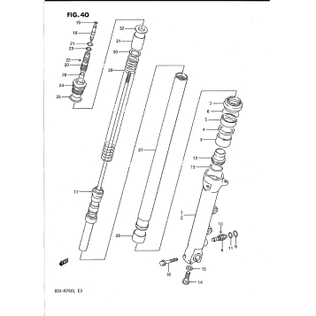 FRONT DAMPER (MODEL J)