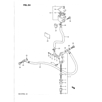 REAR MASTER CYLINDER (MODEL J/K)