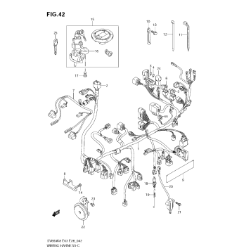 WIRING HARNESS (SV650SAK8)