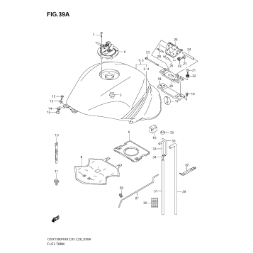 FUEL TANK (MODEL K9)