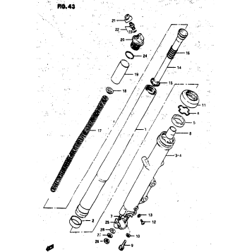 FRONT FORK (MODEL Z)