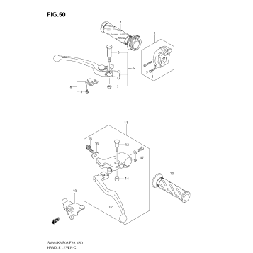 HANDLE LEVER (MODEL K3/K4/K5/K6)
