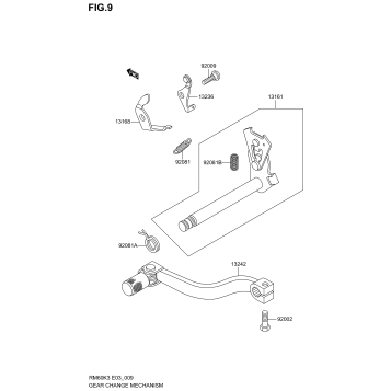 GEAR CHANGE MECHANISM