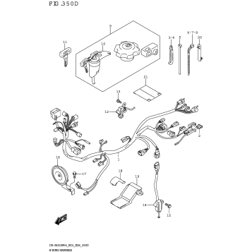 WIRING HARNESS (DR-Z400S:E33)