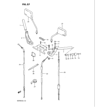HANDLEBAR (GS550ES3/ESE/ESF/ESG)