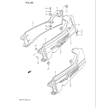 SEAT TAIL COVER (MODEL G/H)