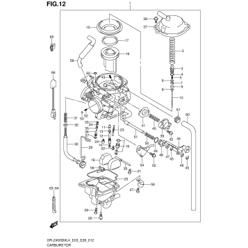CARBURETOR (DR-Z400SML4 E03)