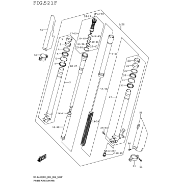 FRONT FORK DAMPER (DR-Z400SMM3 E33)