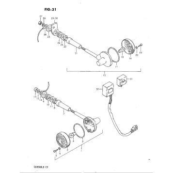 TURN SIGNAL LAMP (MODEL Z)