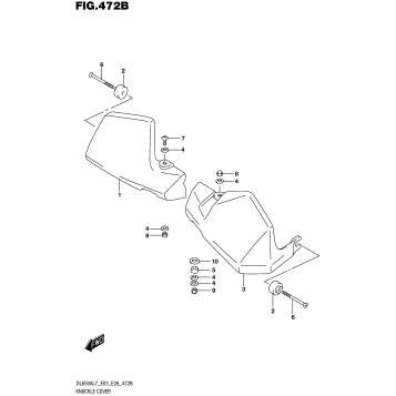 KNUCKLE COVER (DL650XAL7 E28)