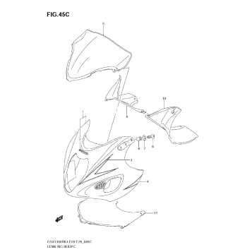 COWLING BODY (GSX1300RZK6)