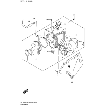 AIR CLEANER (DR-Z400S)