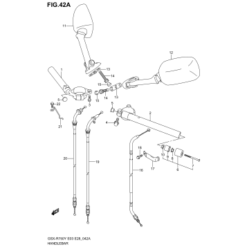 HANDLEBAR (MODEL K2/K3)