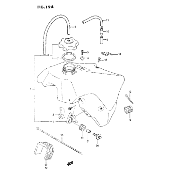 FUEL TANK (MODEL P/R/S)