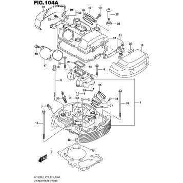 CYLINDER HEAD (FRONT)
