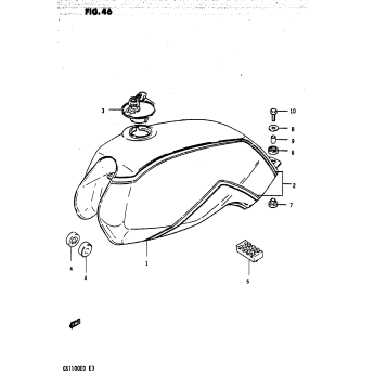 FUEL TANK (GS1100ESD)