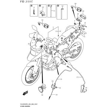 WIRING HARNESS (DL1050RC)