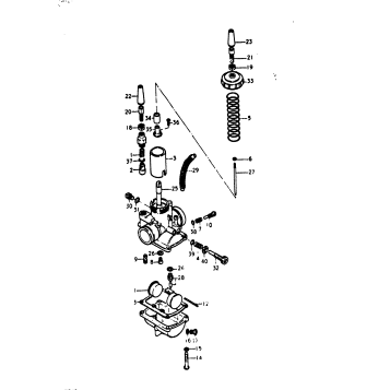 CARBURETOR (MARKED : 33014)