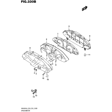 SPEEDOMETER (AN400ZAL6 E28)