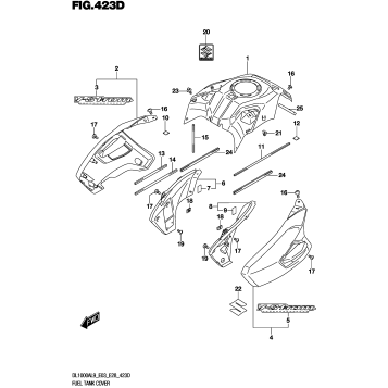 FUEL TANK COVER (DL1000AL9 E03)
