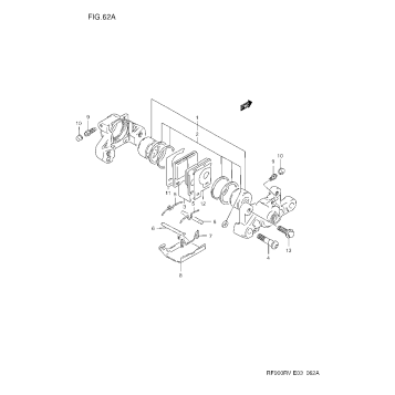 REAR CALIPER (MODEL T/V)