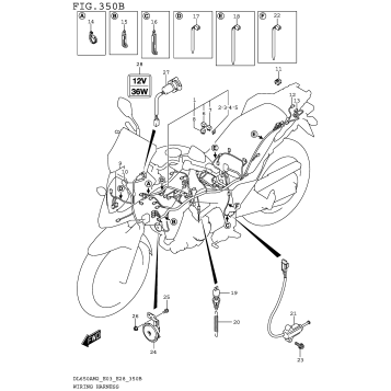 WIRING HARNESS (DL650AM2 E28)