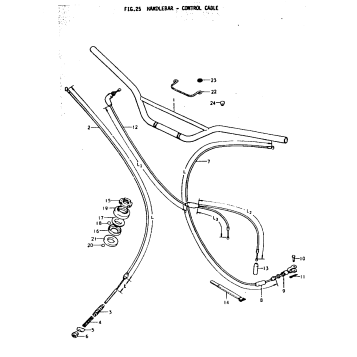 HANDLEBAR-CONTROL CABLE