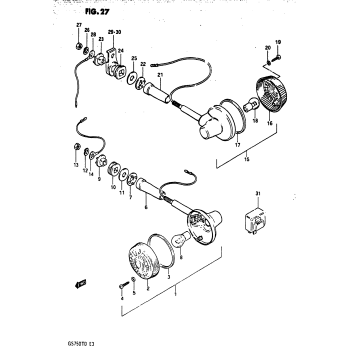 TURN SIGNAL LAMP (MODEL Z)