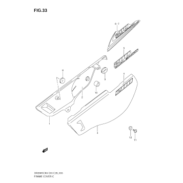 FRAME COVER (MODEL K6/K7/K8)