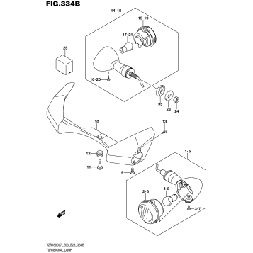 TURNSIGNAL LAMP (VZR1800BZL7 E03)