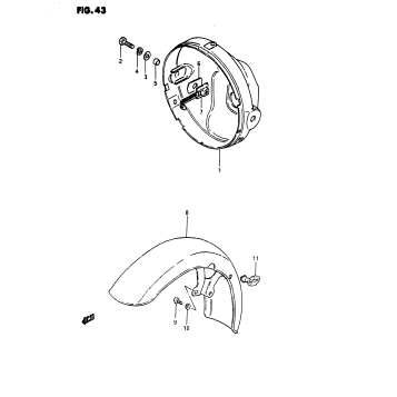 HEADLAMP HOUSING - FRONT FENDER