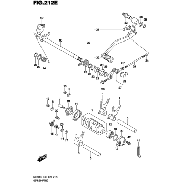 GEAR SHIFTING (SV650XAL9 E28)