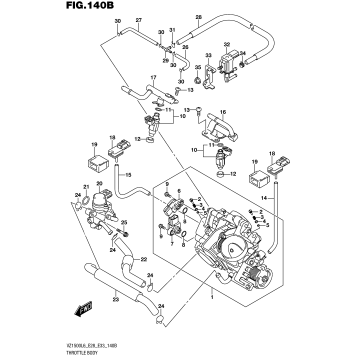 THROTTLE BODY (VZ1500L6 E33)