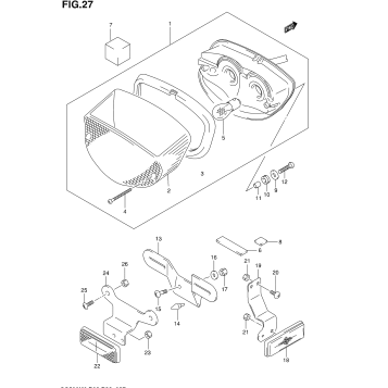 REAR COMBINATION LAMP (NOT FOR U.S. MARKET)