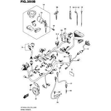 WIRING HARNESS (VZ1500L6 E33)