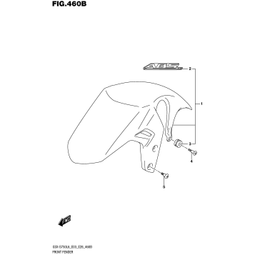 FRONT FENDER (GSX-S750AL6 E28)