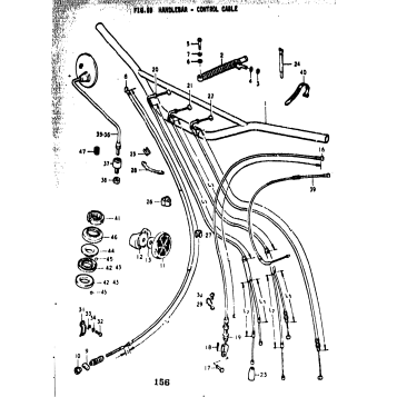 HANDLEBAR - CONTROL CABLE