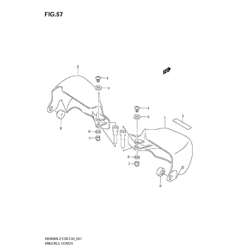 KNUCKLE COVER (AN400ZA L2 E28)