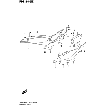 SIDE LOWER COVER (GSX-R1000RZL7 E28)